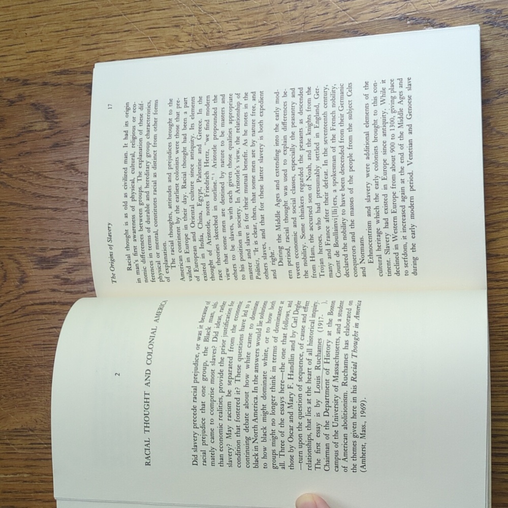 Vintage 70s Slavery A Comparative Perspective Paperback Nonfiction Book - Picture 14 of 17